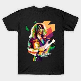 The Guitaris In Wpap Art T-Shirt